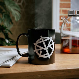 WWE Mug, Seth Rollins Fans, Funny Wrestling Gift, Fun Black Mug, 11oz, 15oz, Coffee Cup, Tea Mug