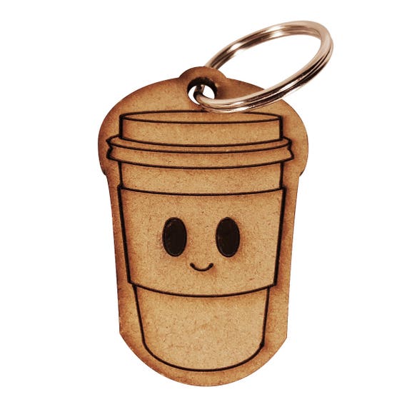coffee keychain