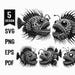 Anglerfish SVG, Angry Fierce Anglerfish Svg, Monster Fish, Bone ...