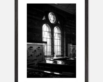 London Museum Print: Black and White Photography, Home Decor