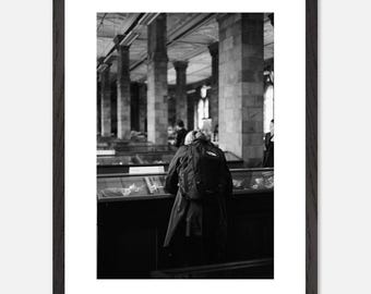 London Museum Photo Print: Black and White Wall Art