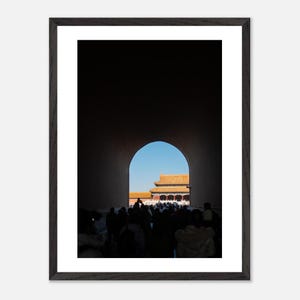 Beijing Cityscape Photo Print: Modern Urban Art, Semi-Glossy