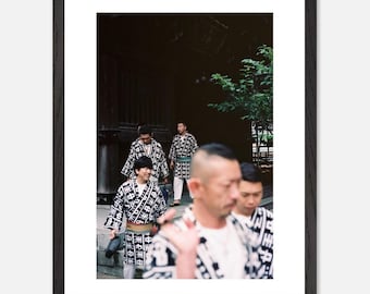 Impression de photographie de rue de Tokyo : culture japonaise, décoration d'intérieur