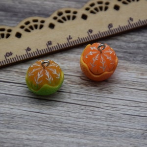 12 Cabochon in resina Arancio Frutta Cabochons Charms Fai da te Artigianato Decorazione Accessorio Scrapbooking Cab Cameo Gioielli Fare 18x17mm