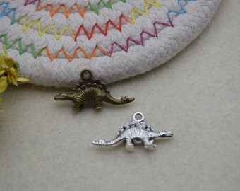 20 dinosaur charm pendant, animal ornament necklace charm,jewelry charm,jewelry pendant,26x14mm