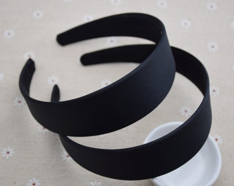 5 satin ribbon wrapped plastic headband,satin plastic hair band,plastic hair accessories,hair extensions,beauty headband,40mm