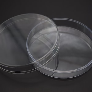 2 Stück 105mmx30mm runde durchsichtige Kunststoffbox,transparente PS-Box mit Deckel,durchsichtiger Boxbehälter,Kunststoffkoffer AB82
