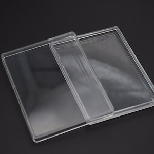 2Pieces 93mmx70mmx11mm rectangle clear plastic box,transparent ps box with lid,clear box container,plastic cases AB107