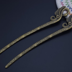 1Piece Metal Hair Sticks,Bird Hair Sticks,Patten Hair Pins,Simple Hair Stick,Metal Hair Pins,Metal Hair Picks ,Metal Hair Clips,16cm length