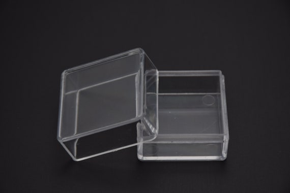 12pieces 30mmx30mmx22mm Square Clear Plastic Box transparent Ps Box With Lid clear Box Container plastic Cases AB53 Etsy Ireland