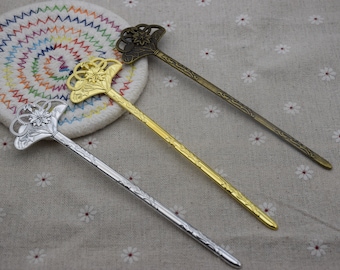 1Piece Metal Hair Sticks,Flower Hair Sticks,Tree Hair Pins,Floral Hair Stick,Metal Hair Pins,Metal Hair Picks ,Metal Hair Clips,16cm length