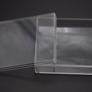 2 Stuks 95mmx95mmx25mm vierkante doorzichtige plastic doos, transparante ps doos met deksel, doorzichtige doos container, plastic gevallen AB93