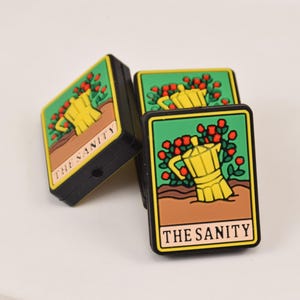 The Sanity Flower siliconen kralen, tarotkaart focuskralen, focuskralen cadeau, losse kralen, kralen knutselen, groothandel bulk kralen DIY
