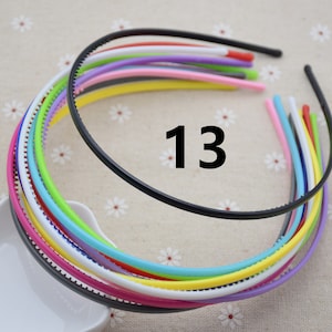 50 st 4 mm plasthårbandskärna, plasthårband med tänder, gör-det-själv-huvudpyssel, håraccessoar bild 5