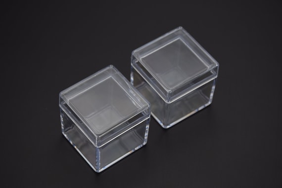 6pieces 35mmx35mmx35mm Square Clear Plastic Box,transparent Ps Box With Lid,clear  Box Container,plastic Cases AB66 -  Canada