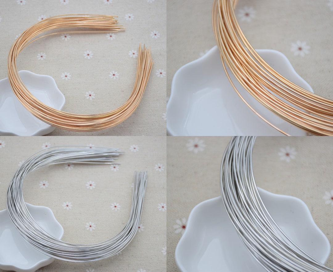 20 Metal Headband,1.2mm Round Metal Wire,blank Headband,metal Hair Band