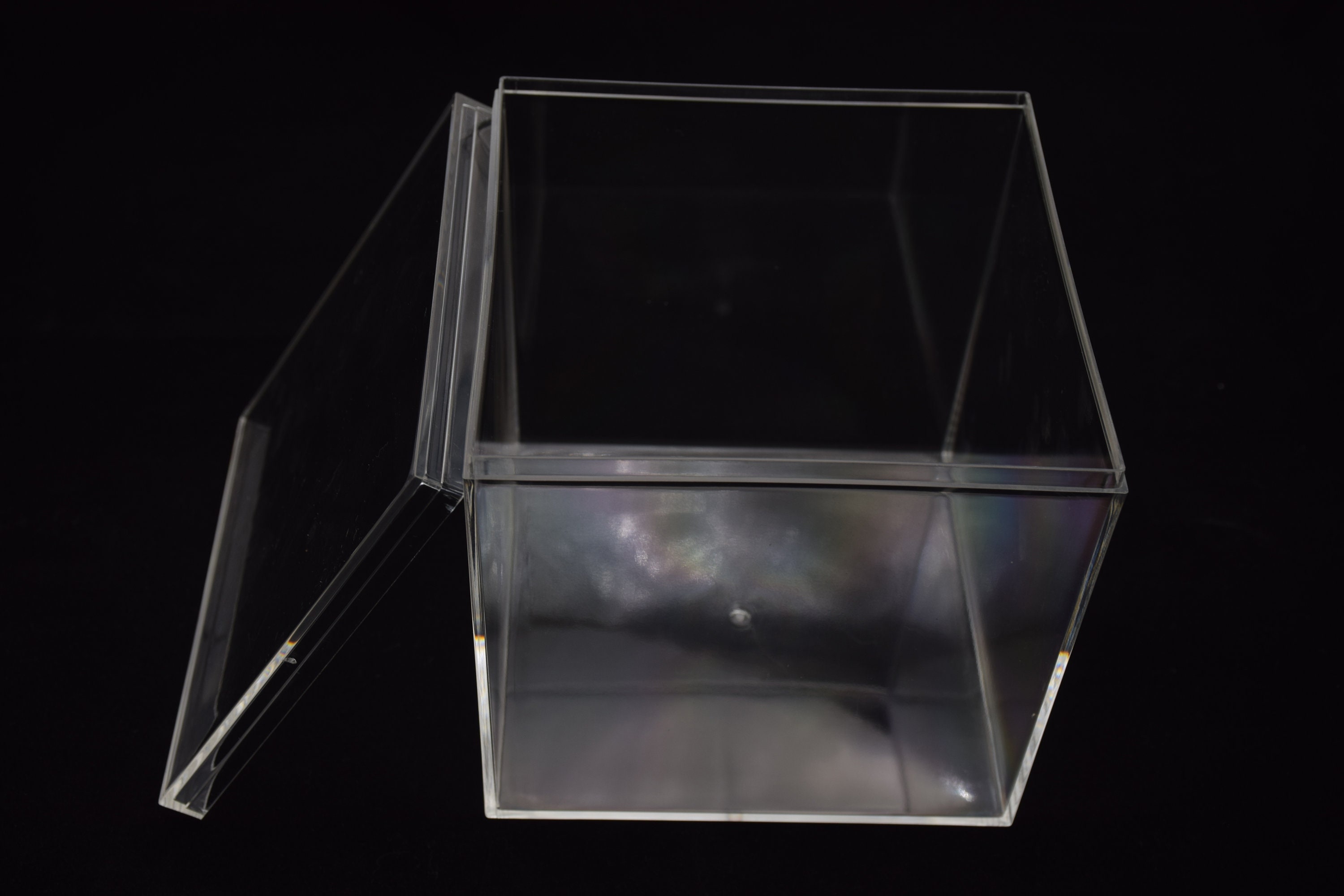 5 x 5 Crystal Clear Boxes, Stationery and Napkins