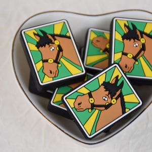 Dier tarotkaart paard siliconen kralen, siliconen focuskralen, bedels kralen, knutselbenodigdheden, kralenbenodigdheden, groothandel kralen, bulkkralen DIY