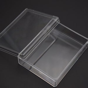 4 Stück 85mmx65mmx25mm rechteck klare kunststoff box,transparente ps box mit deckel,klar box behälter,kunststoff fall AB70