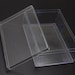 2pieces 130mmx90mmx50mm(height) Rectangle Clear Ps Box,transparent Ps ...