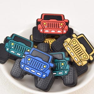 Vehicle Silicone Focus Beads,Truck Focal Beads,Loose Pen Beads,Crafting Supplies,Beading Supplies,Wholesale Beads,Bulk Beads DIY