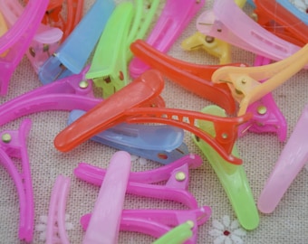50 alligator clip,3.6cm plastic alligator clip with teeth,prong barrettes hair clip,hair accessory blanks,hair bow clips,hair bow clips