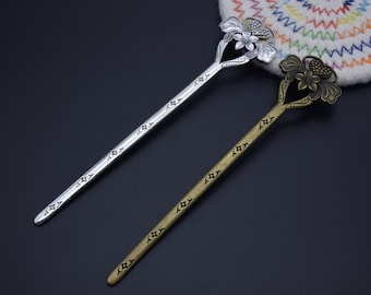 1Piece Metal Hair Sticks,Flower Hair Sticks,Tree Hair Pins,Floral Hair Stick,Metal Hair Pins,Metal Hair Picks ,Metal Hair Clips,16cm length