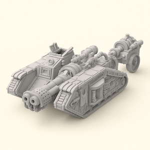 3D Printable Sci-Fi Tank STL File – Futuristic Heavy Armored Vehicle for Tabletop Wargaming & Dioramas