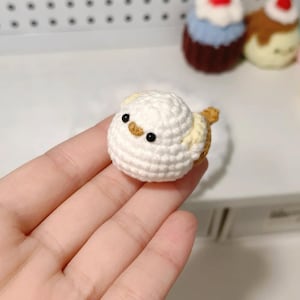 Beginner Sparrow Crochet Pattern PDF - Easy Mini Bird Amigurumi Tutorial - Keychain & Bag Charm Digital Download for Animal Lovers