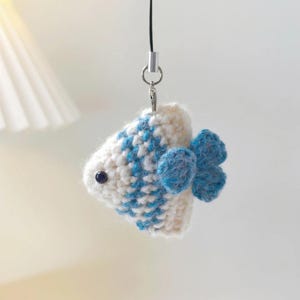 Mini Fish Crochet PDF Pattern, How to Crochet Fish, Fish Amigurumi Pattern, Crochet Fish Pattern, Cute Animal Keychain, Birthday Gift Idea
