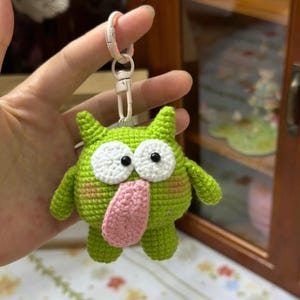 Cute Monster Crochet PDF Pattern, Monster Amigurumi Pattern, Crochet Monster Pattern, Halloween Monster Toy, Monster Keychain Pattern