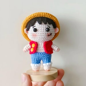 Pirate Crochet Pattern PDF, Cute Pirate Amigurumi Pattern, Handmade Pirate Keychain, Crochet Mini Doll, Birthday Gift Idea for Friends