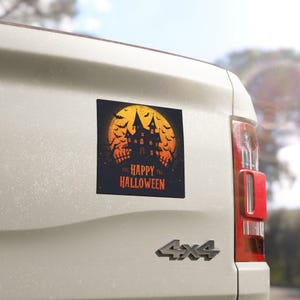 Halloween Car Magnets, Spooky Car Decor, Halloween Themed Gift, Fall Accessories, Auto Refrigerator Magnet