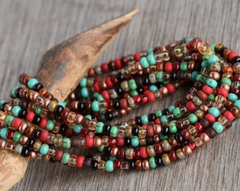 40g Neue Tribal Rustikale Rocailles 6/0 MIX Glasperlen für die Schmuckherstellung Picasso Rocailles Perles Perlen Perline