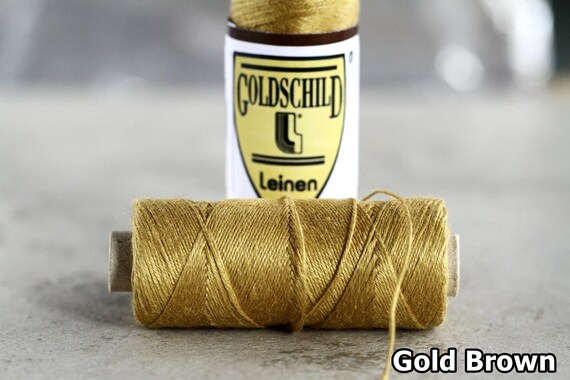 1 spool Natural Linen Thread 3 ply Violet No:40 Goldschild Londonderry Thread Non-waxed Linen Yarn