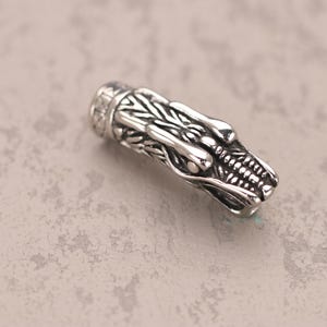 Stainless Steel Dragon Charm, Mythical Creature Pendant for Jewelry Making, Fantasy Findings, Steel Connectors for Necklaces, Craft Supplies