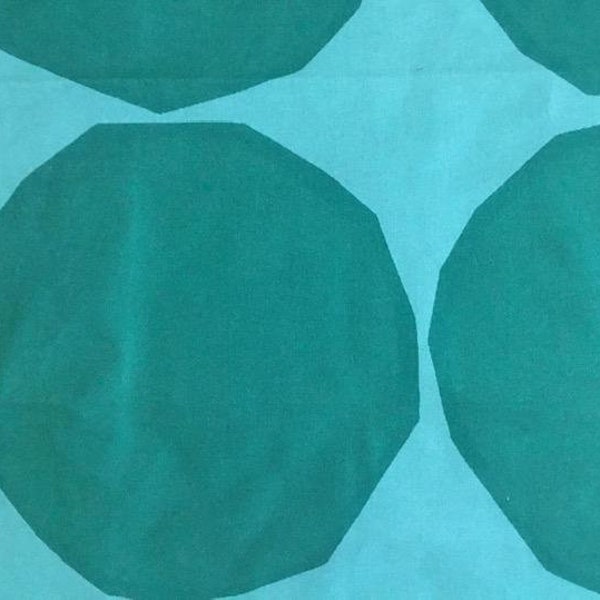 Teal Marimekko pillow cover in Kivet from Finland, 18" x 18",  FREE SHIPPING Canada and US