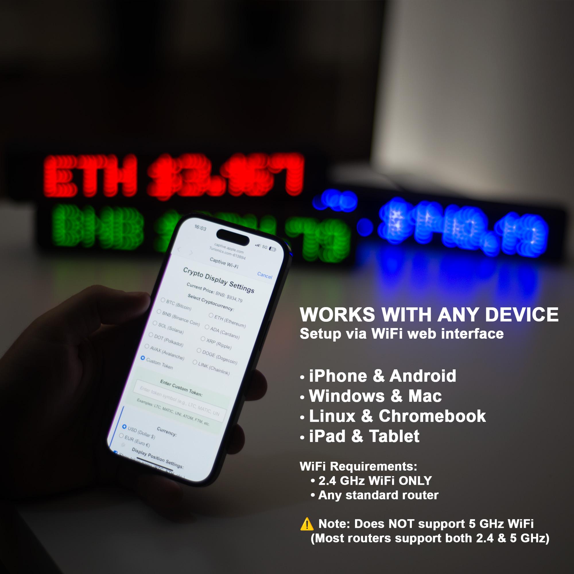 Bitcoin BTC Ticker – Crypto Price Display, Investor Gift - Etsy