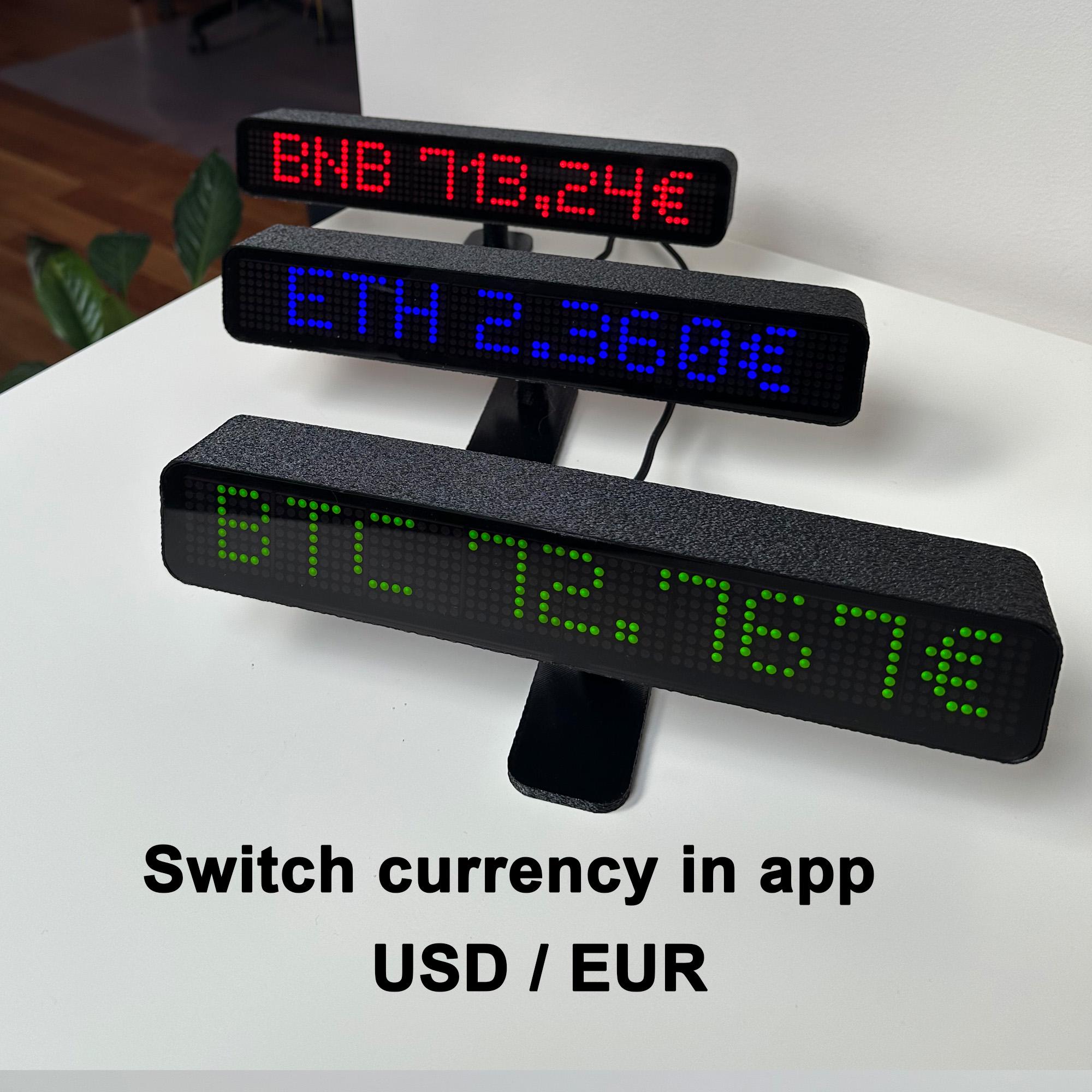 Crypto Price Ticker - Custom Personalized - Crypto Gift - Etsy