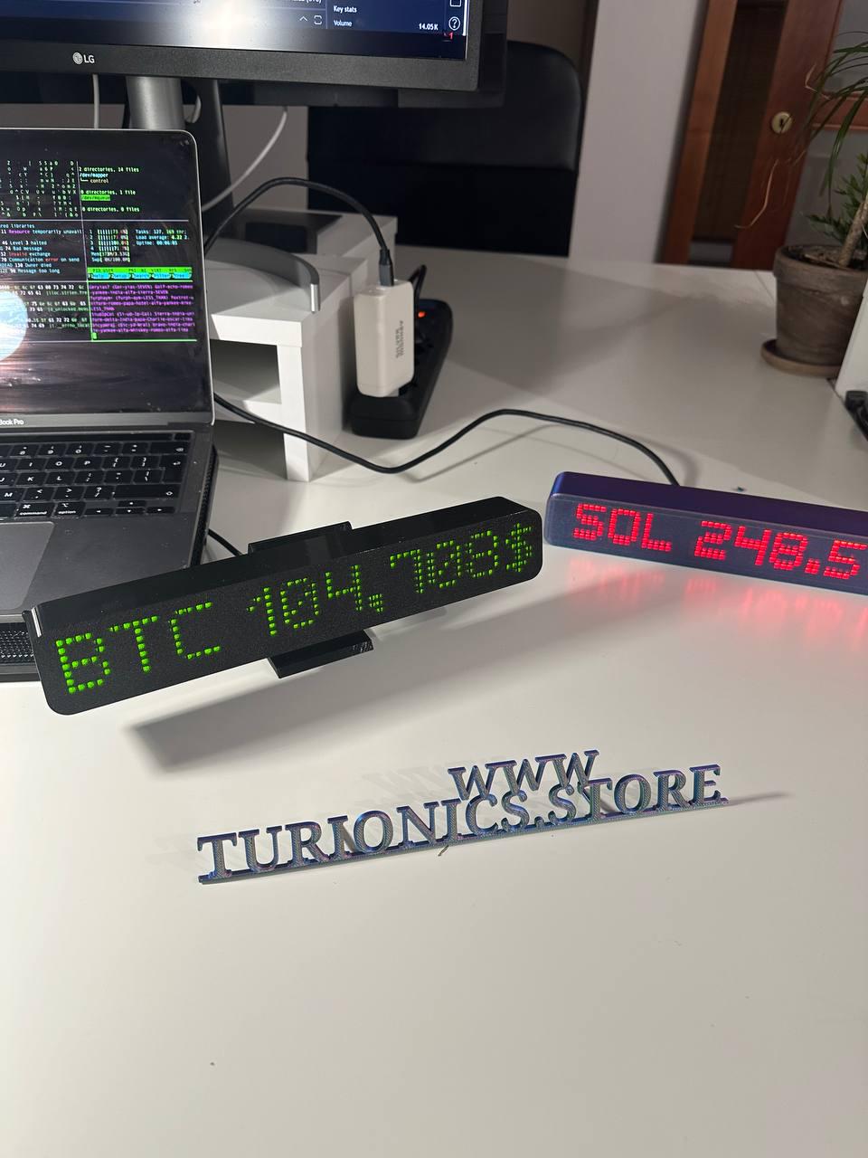 Bitcoin BTC LED Ticker Wi-fi Display - Crypto Price Tracker Gift for Trader  Cryptonaut Bitcoiner Hodler Investor Geek Crypto Whale Coiner - Etsy UK