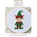 Little Boy Elf Cross Stitch Pattern Instant Download - Etsy