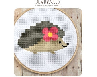 Hedgehog Cross Stitch Pattern