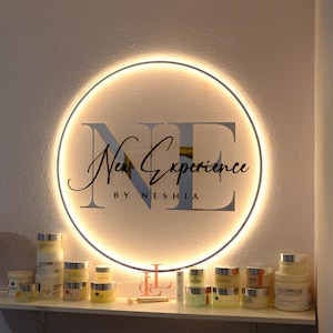 Neon Custom Logo, Acrylic Business sign, 3D LED Logo, Custom Shop Signage, Neon Signs For Office Decor, Beauty Bar Logo Signage