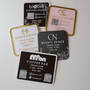 Zakelijk deurbord op maat, gepersonaliseerd bord voor aan de muur, gepersonaliseerde plaquettes, bord toilet, bord kantoordeur, bord appartement, bord deurlogo, bord deurlogo afbeelding 4