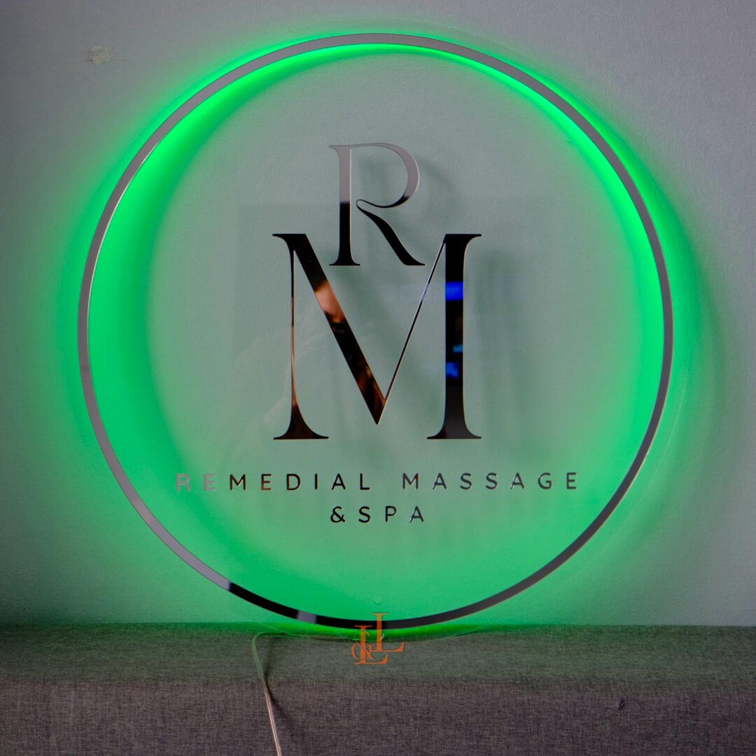 Company 3D LED Logo, Business Light up Wall Signs, Custom Neon Logo ...