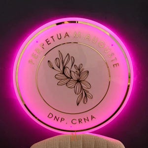 Custom Neon Logo Sign, Backlit Business Logo Sign, Illuminated Signage, Salon Suite Signs, Reception LED Wall Sign, Shop Light Up Plaques