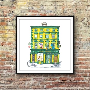 Pub Illustration - The Hairy Lemon - Dublin