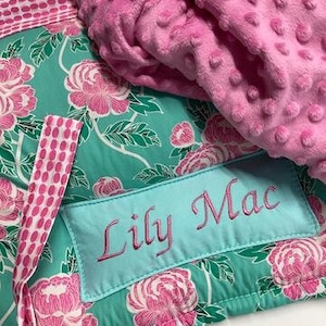 Next Day Shipping Peony Toddler Nap Mats, Safe, Machine Washable Daycare Nap Mats, Machine Washable Attached pillowcase with pillow.