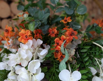 Artificial Flower Hanging Basket, Outdoor Decor