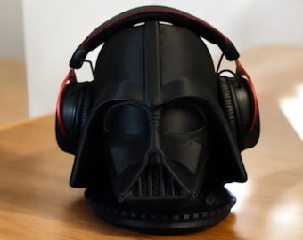 Star Wars Darth Vader Headphone Stand – 3D Printed Headset Holder – Gift for Star Wars Fans